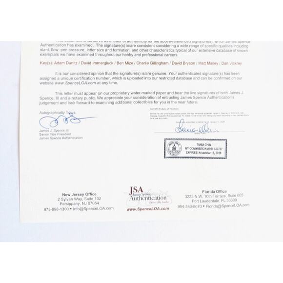 Counting Crows Band SIGNED 1990's Uncut LP Sleeve THIS DESERT LIFE 28" ⭐ COA LOA - Picture 3 of 13